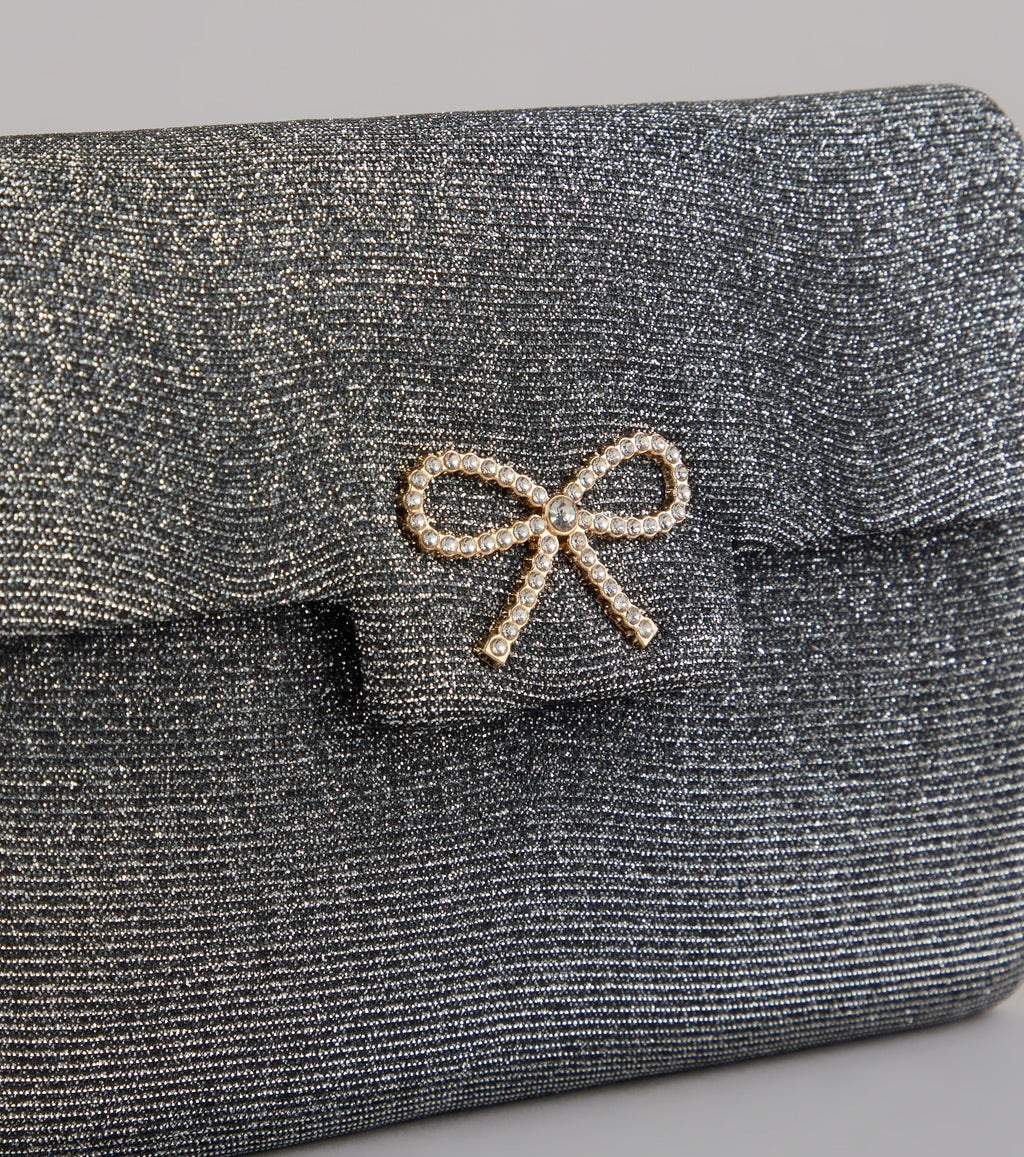 Put A Bow On It Sparkle Clutch
