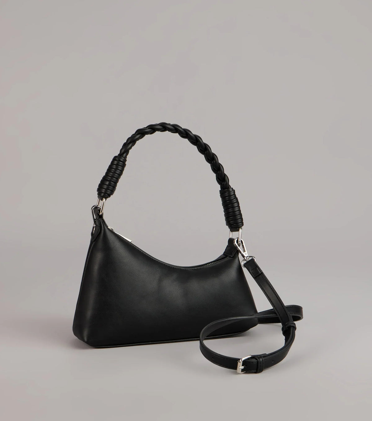 Carried Away Braided Strap Shoulder Bag
