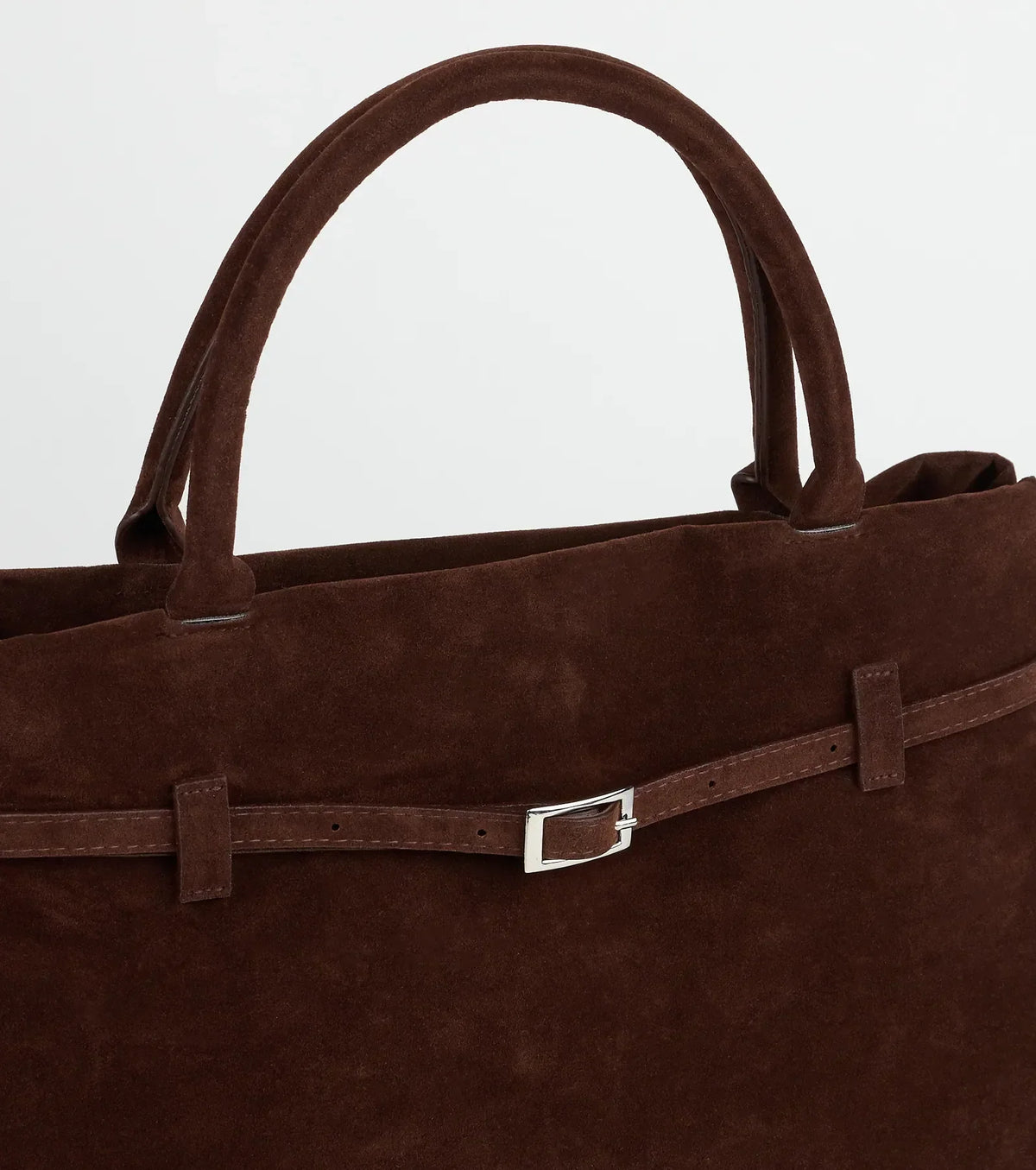 So Elevated Buckle Strap Satchel Bag