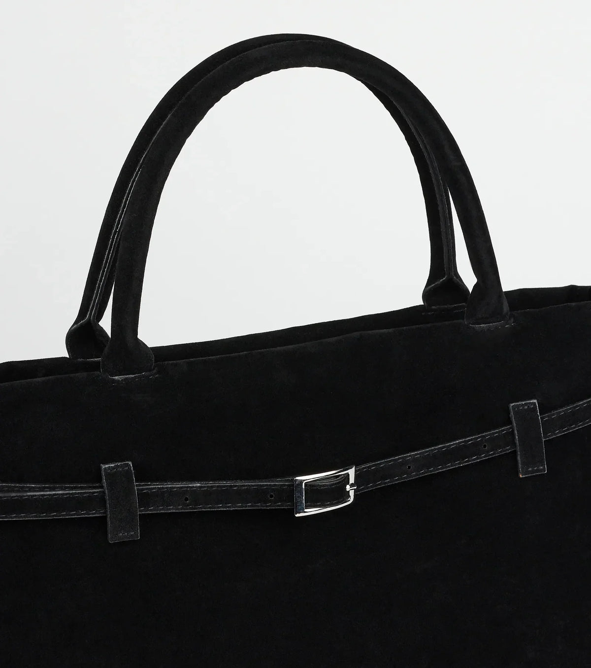So Elevated Buckle Strap Satchel Bag