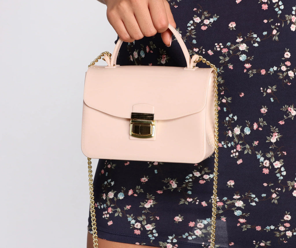 Do Whats Best 4 U Jelly Cross-body Purse