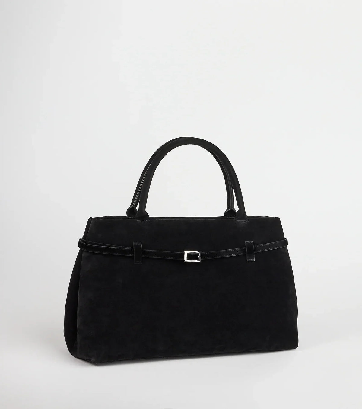 So Elevated Buckle Strap Satchel Bag