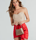 Time For Glamour Rhinestone Small Handbag