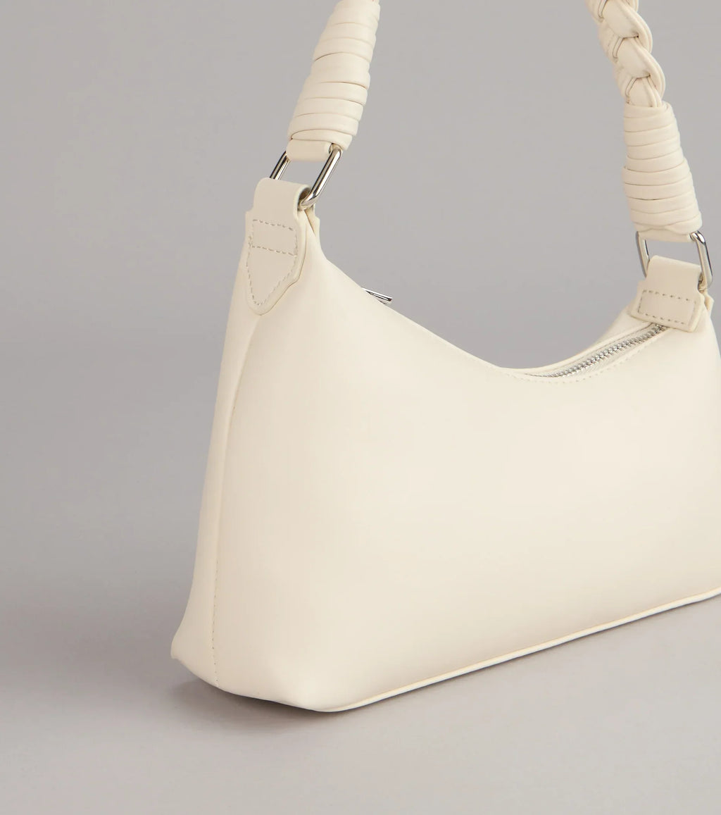 Carried Away Braided Strap Shoulder Bag
