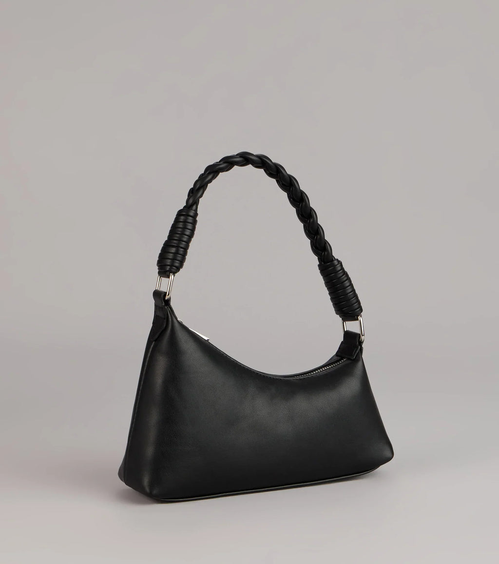 Carried Away Braided Strap Shoulder Bag