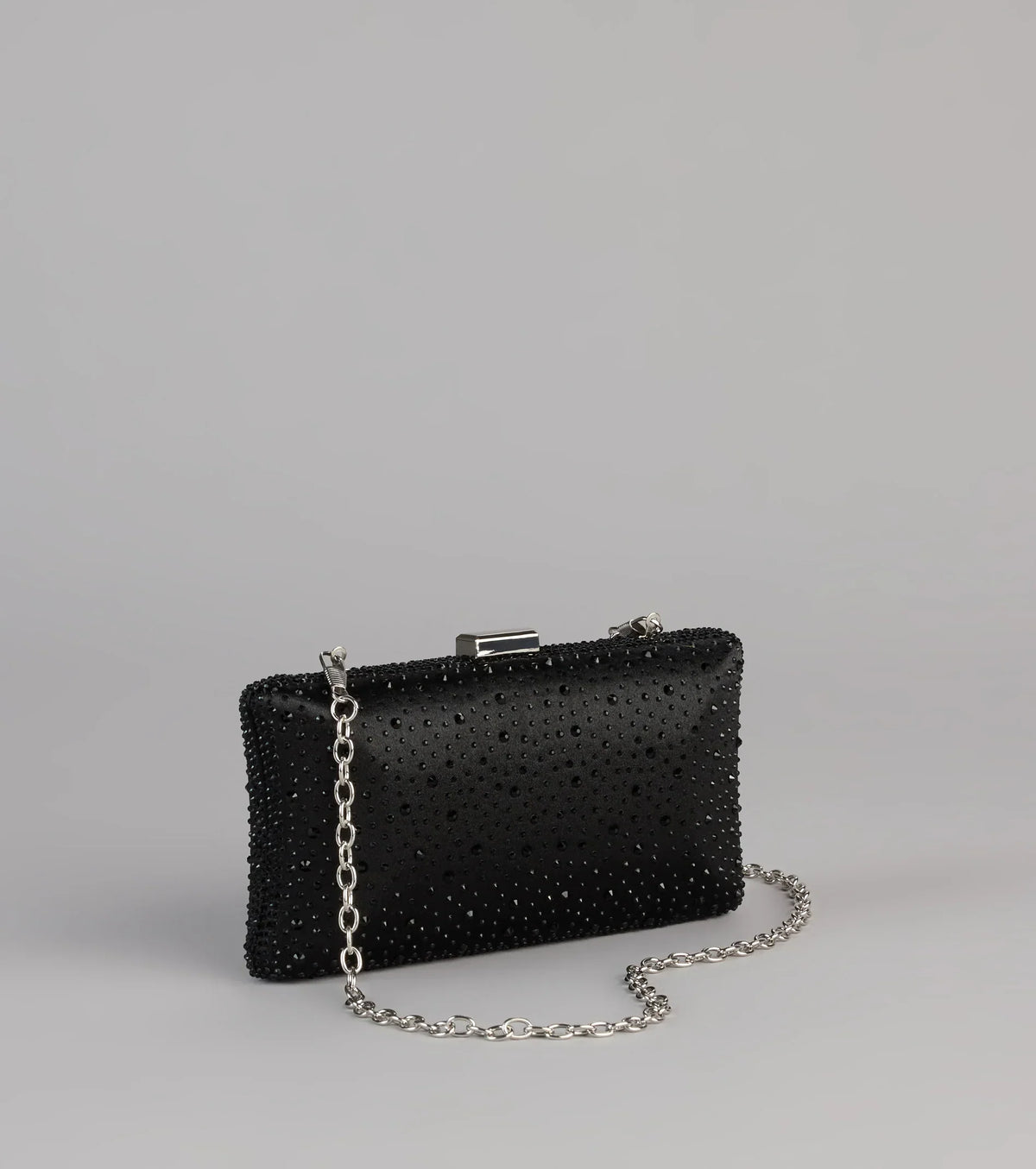 Spotlight Moment Satin Clutch